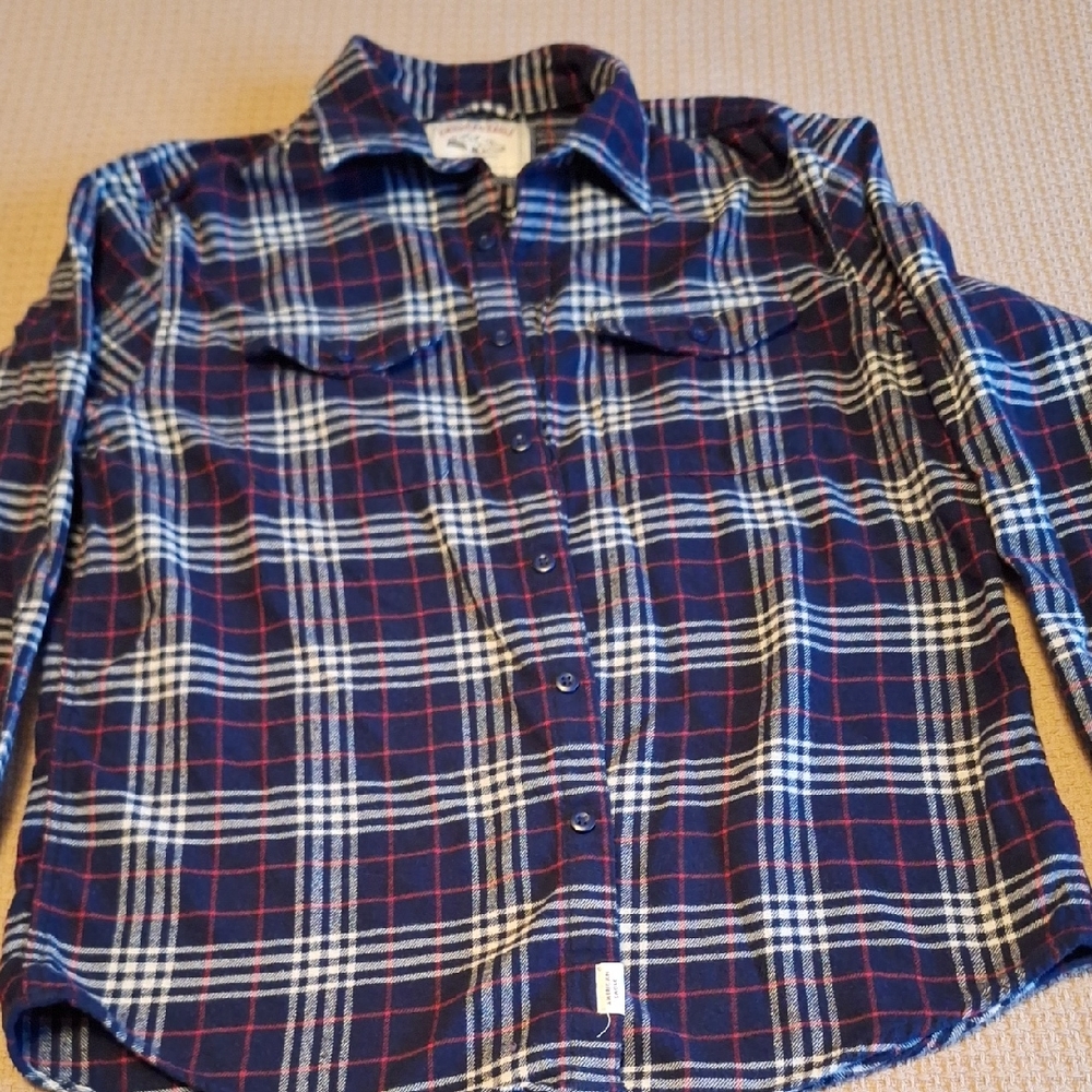 American Eagle Outfitters Men's Plaid Flannel Shirt